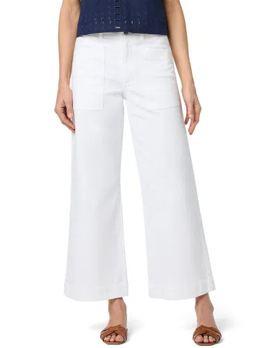 Joe's Jeans White Wide Leg Cargo Ankle Jean