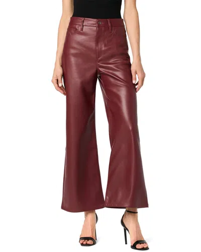 Joe's Jeans Wide Leg Burgundy Ankle Jean In Red
