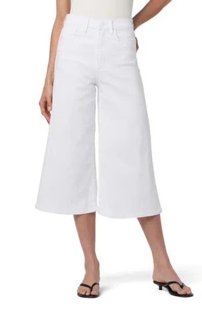 Joe's Jeans Wide Leg Culotte Jeans In White