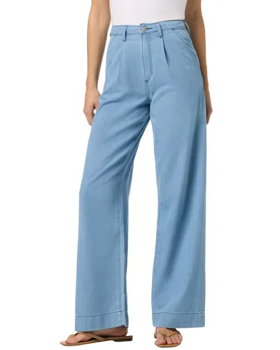 Joe's Jeans Wide Leg Pleated Trouser Emilia Jean In Blue