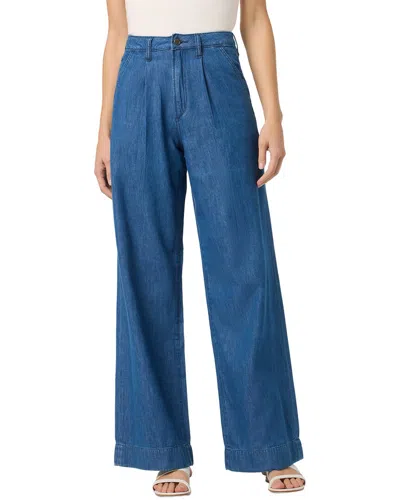 Joe's Jeans Wide Leg Pleated Trouser Melisande Jean In Blue