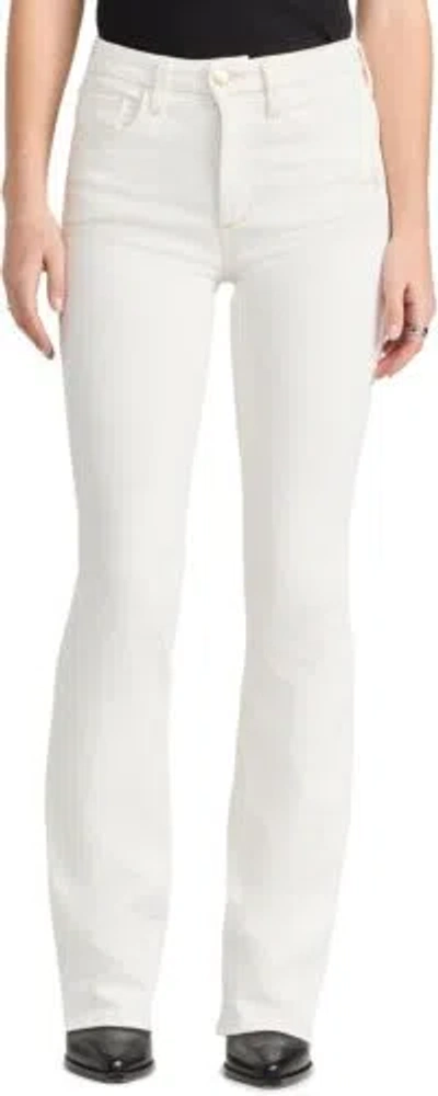 Pre-owned Joe's Jeans Women's The Hi Honey Boot In Milk