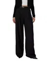 Joe's Jeans The Pleated Black Trouser Jean In Multi