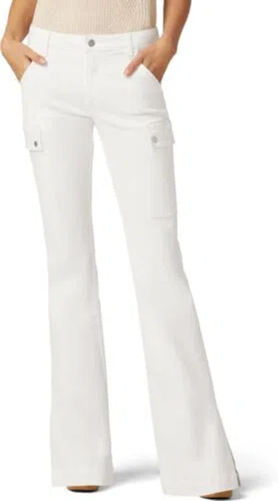 Pre-owned Joe's Jeans Joe's Women's The Frankie Cargo Bootcut In White