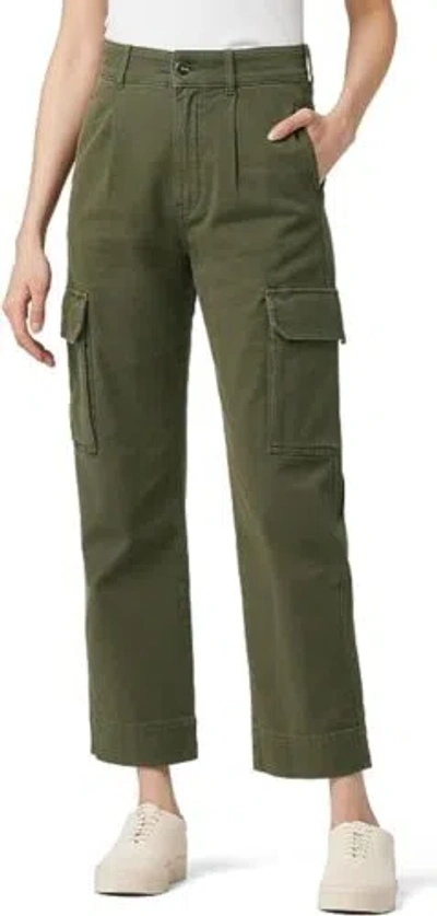 Pre-owned Joe's Jeans Joe's Women's The Precious Cargo Pant In Fatigue