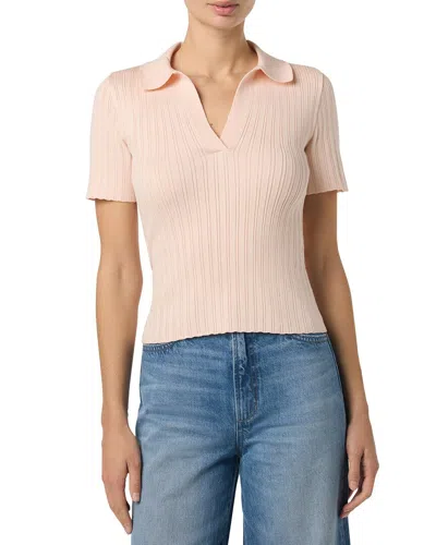 Joe's Jeans Knit Polo Shirt In Pink