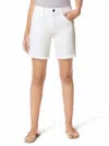 Joe's Jeans Lara Bermuda Short In White In White