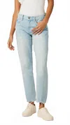 Joe's Jeans Lara Mid Rise Cigarette Ankle Jean In Stand Tall In White