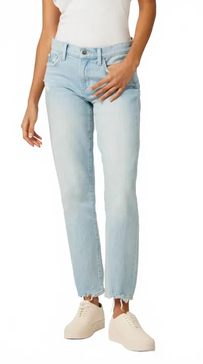 Joe's Jeans Lara Mid Rise Cigarette Ankle Jean In Stand Tall In White