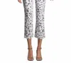 Joe's Jeans Leopard Print Bootcut Crop Denim Jeans In Multicolor In Multi