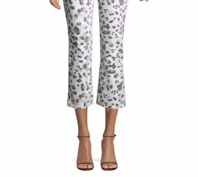 Joe's Jeans Leopard Print Bootcut Crop Denim Jeans In Multicolor