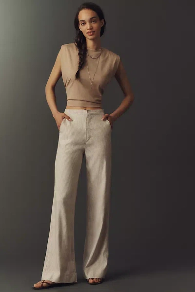 Joe's Jeans Linen Blend Clean Trousers Pants In Neutral