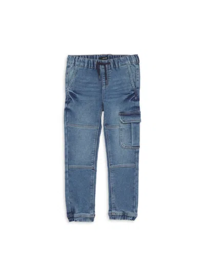 Joe's Jeans Babies' Little Boy's & Boy's Legend Denim Cargo Joggers In Blue