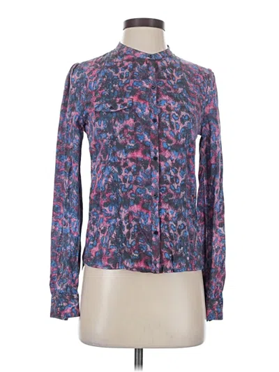 Pre-owned Joe's Jeans Long Sleeve Blouse In Blue