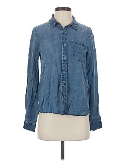 Pre-owned Joe's Jeans Long Sleeve Button Down Shirt In Blue
