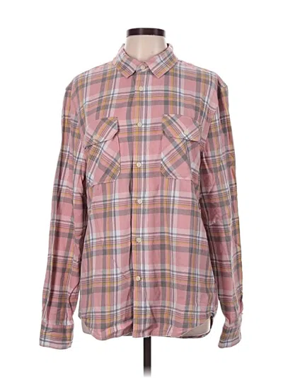 Pre-owned Joe's Jeans Long Sleeve Button Down Shirt In Pink