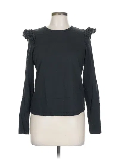 Pre-owned Joe's Jeans Long Sleeve T-shirt In Black