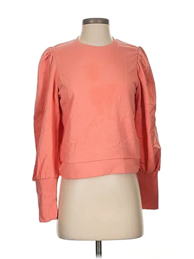 Pre-owned Joe's Jeans Long Sleeve Top In Orange
