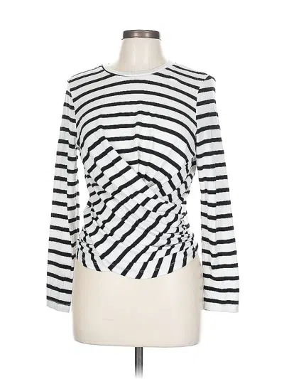 Pre-owned Joe's Jeans Long Sleeve Top In White