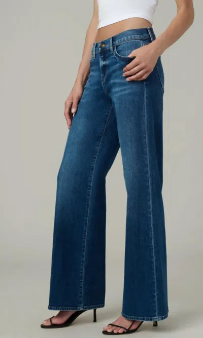 Joe's Jeans Lou Lou Wide Leg Jeans In Amore In Blue