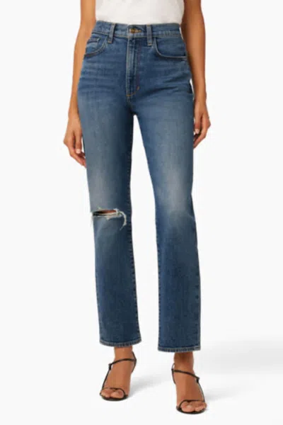 Joe's Jeans Luna High Rise Cigarette Ankle Jean In Blue