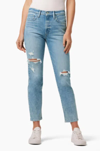 Joe's Jeans Luna High Rise Cigarette Ankle Jean In Endless In Multi
