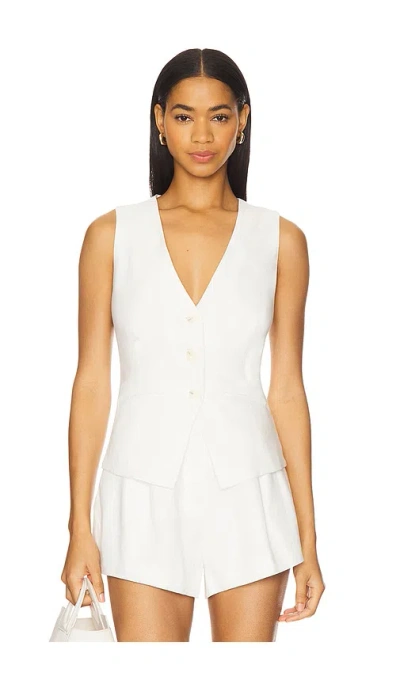 Joe's Jeans Maeve Vest In Ecru