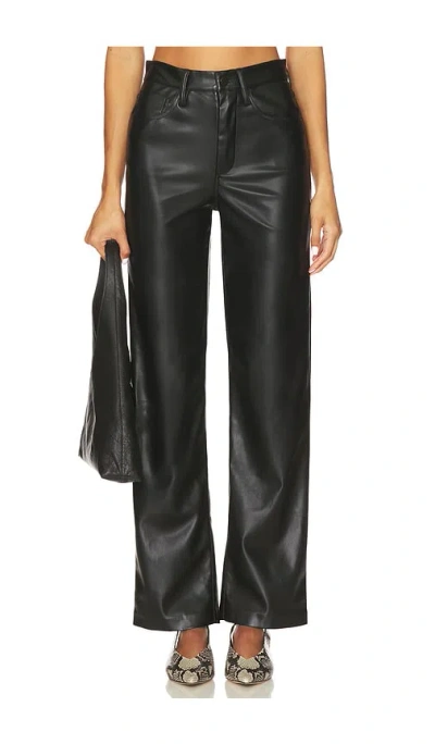 Joe's Jeans Margot Vegan Leather In Black