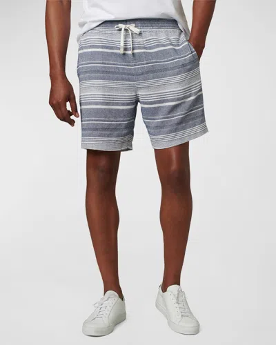 Joe's Jeans Men's Charlie Stripe Drawstring Shorts In Baha Stripe