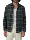 Joe's Jeans Men's Check Cotton-blend Flannel Shirt In Green