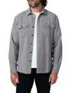 Joe's Jeans Men's Chester Cotton Flannel Shirt In Gray