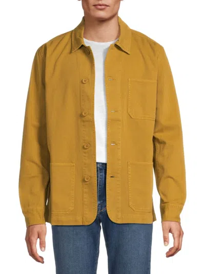 Joe's Jeans Men's Chore Denim Shirt Jacket In Brown