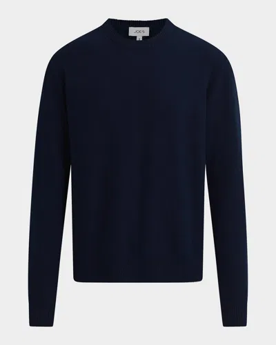 Joe's Jeans Men's Classic Crewneck Wool Sweater In Blue