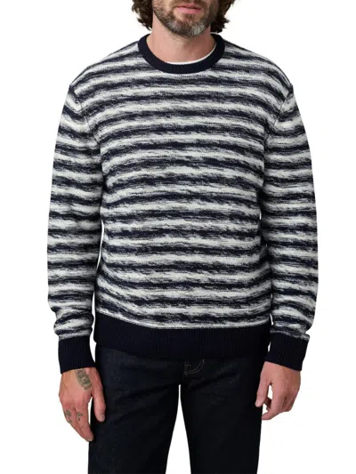 Joe's Jeans Men's Drew Striped Knit Crewneck Sweater In Multi