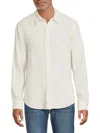 Joe's Jeans Men's Jakob Linen Shirt In White