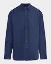 Joe's Jeans Men's Jakob Linen Sport Shirt In Blue