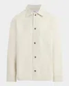 Joe's Jeans Button Front Overshirt In Flax