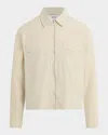 Joe's Jeans Men's Modern Utilitarian Zip Overshirt In Nude
