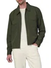 Joe's Jeans Men's Modern Utilitarian Zip Shacket In Green