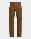 Joe's Jeans Men's Montgomery Straight-leg Cargo Pants In Brown