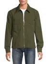Joe's Jeans Zip Jacket In Green
