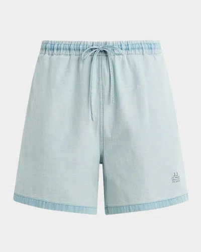 JOE'S JEANS MEN'S REVERSE CHAMBRAY DRAWSTRING SHORTS