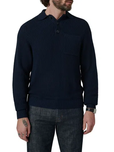 Joe's Jeans Men's Ruben Polo Sweater In Blue
