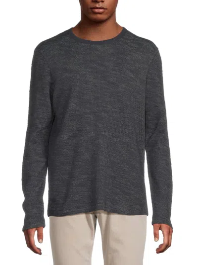 Joe's Jeans Men's Tate Waffle-knit Crewneck Top In Animal Print