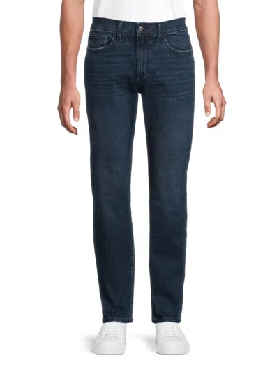 Joe's Jeans Men's The Brixton Whiskered Dark Wash Straight Jeans In Blue