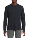 Joe's Jeans Men's Waffle-knit Cottob-blend Sweatshirt In Blue
