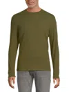 Joe's Jeans Men's Waffle-knit Cottob-blend Sweatshirt In Green