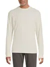 Joe's Jeans Men's Waffle Knit Long-sleeve T-shirt In Metallic