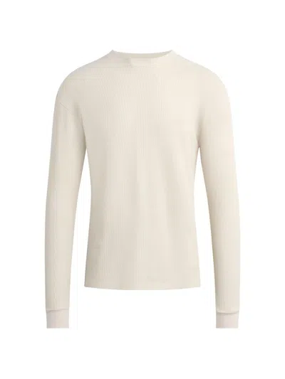 Joe's Jeans Men's Waffle-knit Long-sleeve T-shirt In Sand