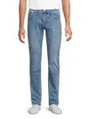 Joe's Jeans Men's Whiskered Cotton-blend Straight-leg Jeans In Blue